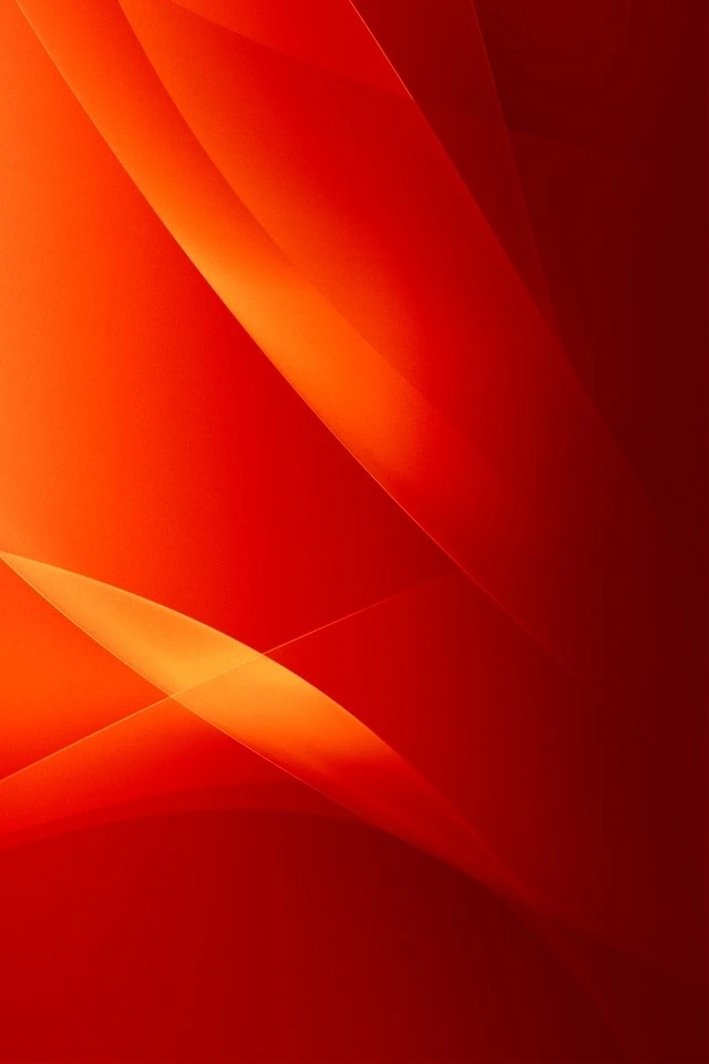 Orange Ethereal Abstract Background