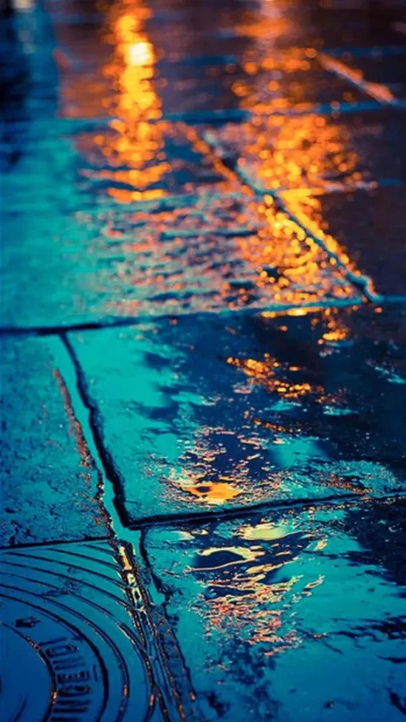 Orange Ethereal Texture Background