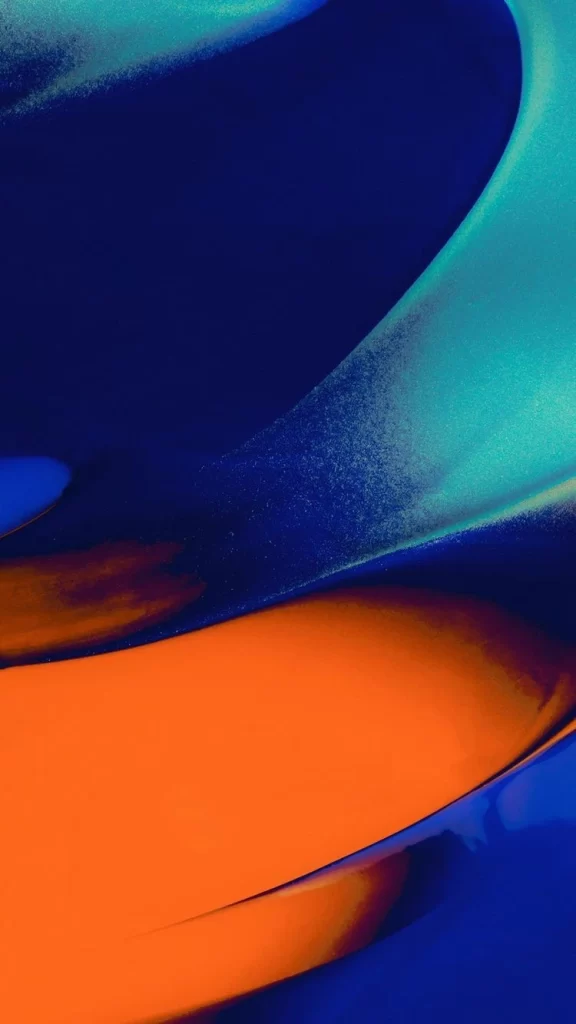 Orange Flow Abstract Background