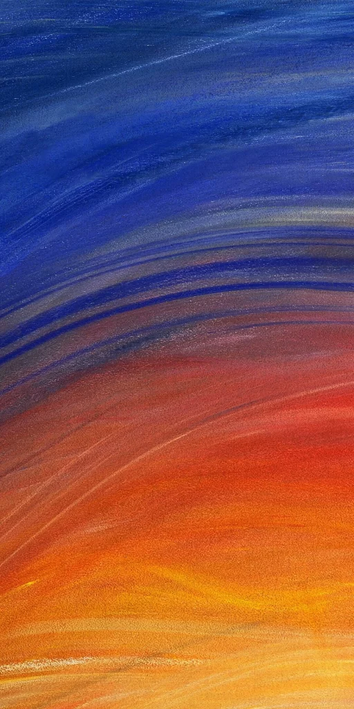 Orange Glow Abstract Background