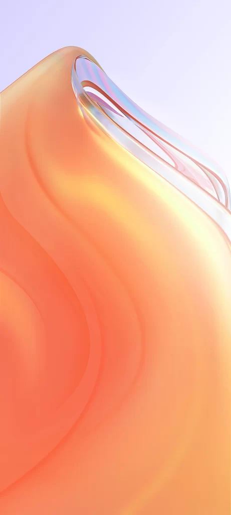 Orange Gradient 3D Background