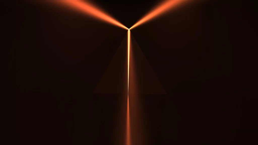 Orange Light Abstract Background
