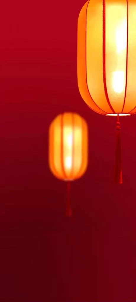 Orange Light Dark Background