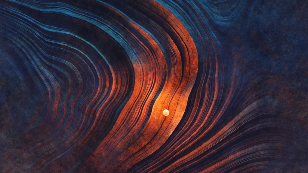Orange Marble Abstract Background