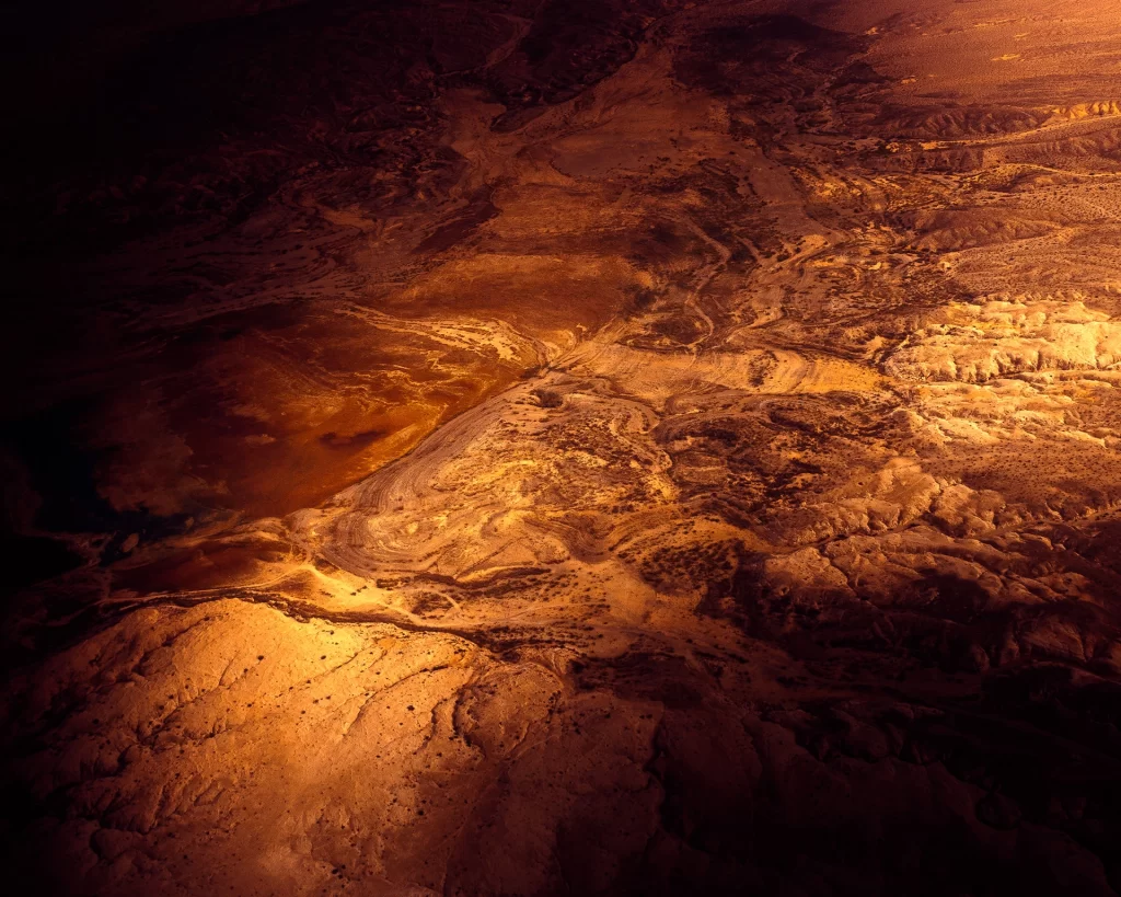 Rocky Desert Landscape Dark