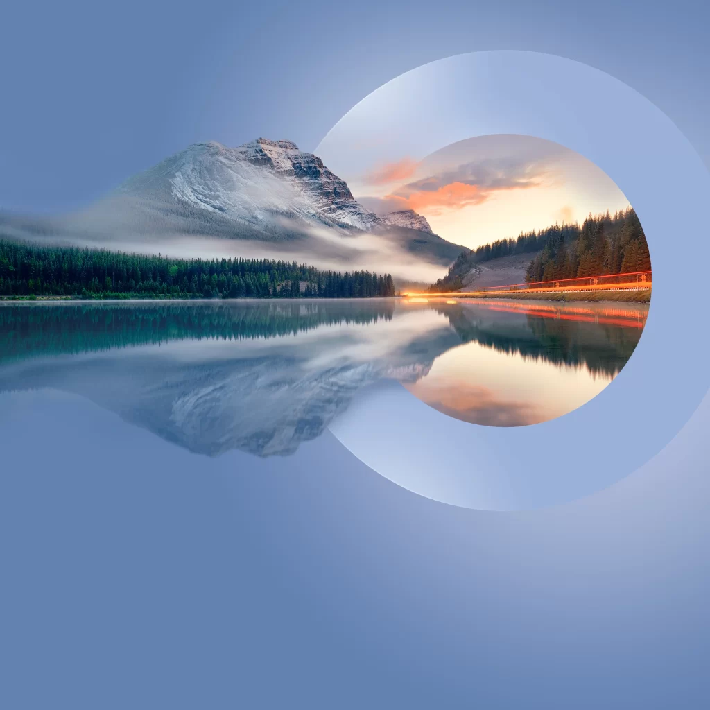 Orange Nature Background