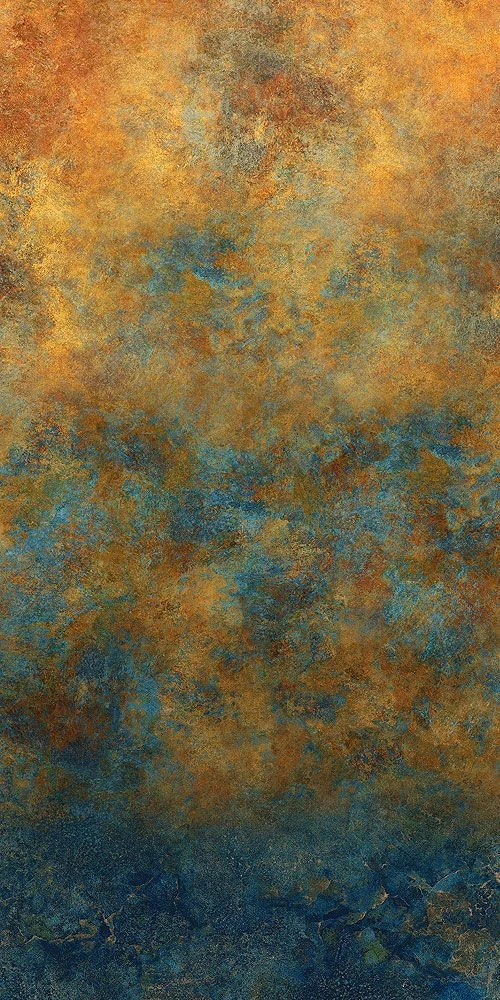 Orange Gradient Bokeh Abstract Background