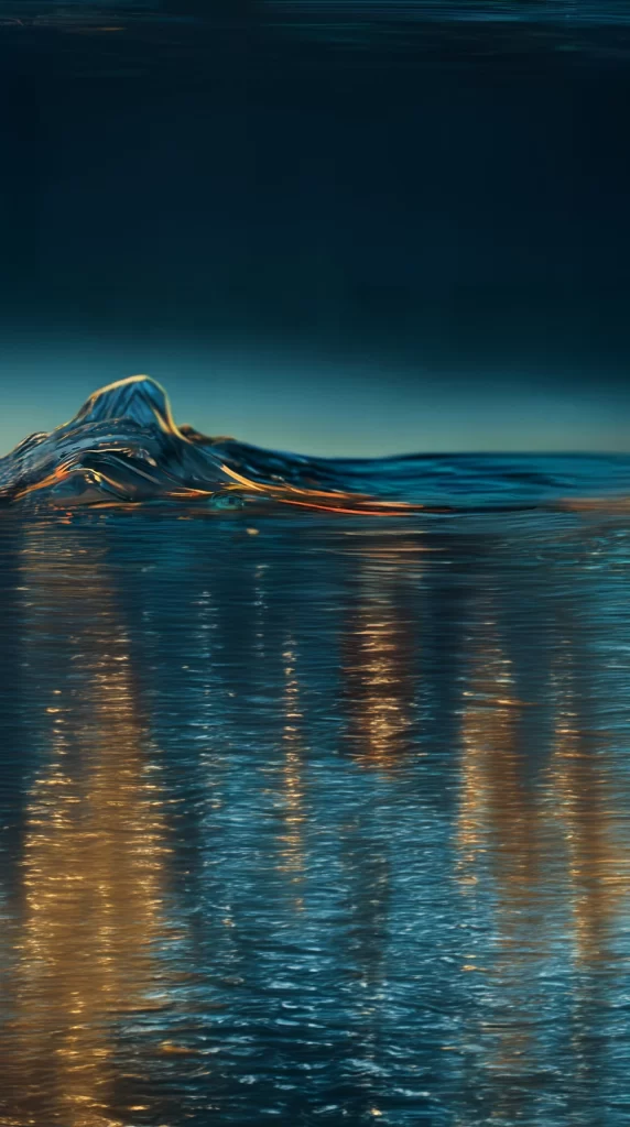 Cyan Liquid Layered Background