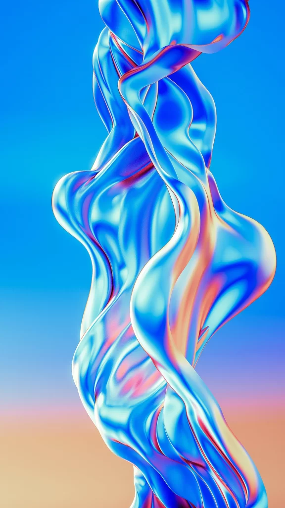 Orange Vivid 3D Background