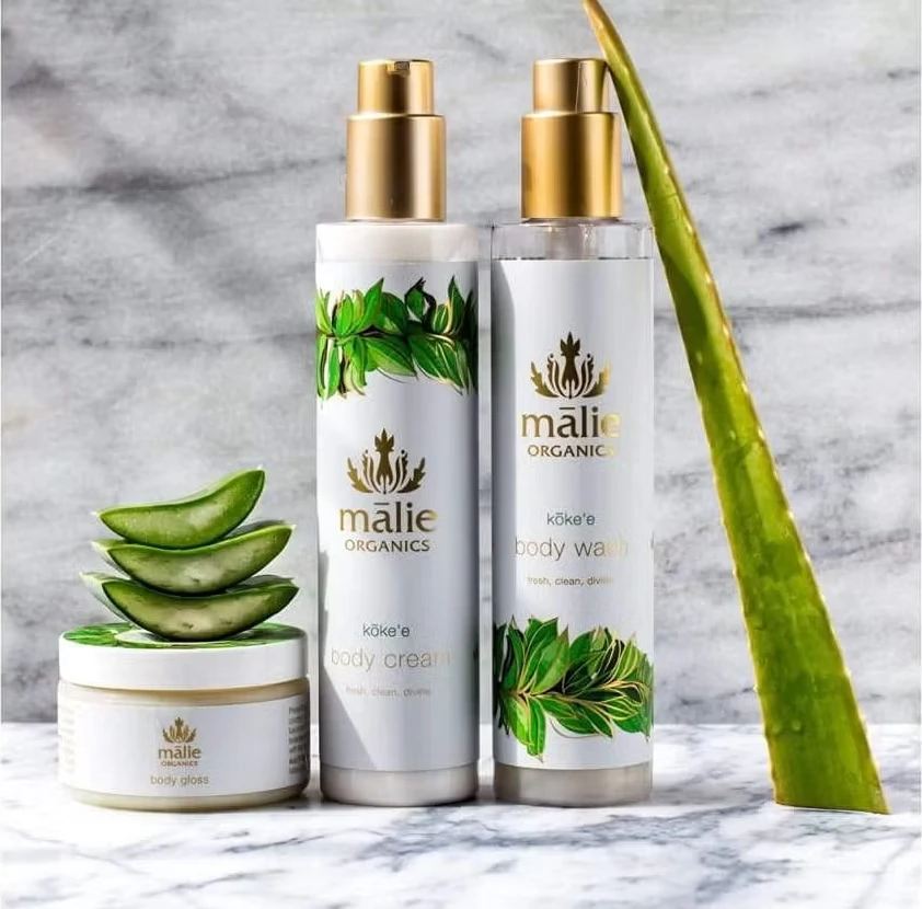 Organic Skincare Products Bottle