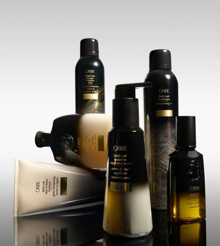 Oribe Shampoo And Conditioner Bottle Detail