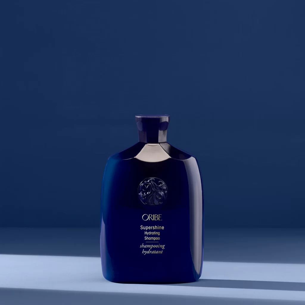 Oribe Shampoo Bottle Flat Lay