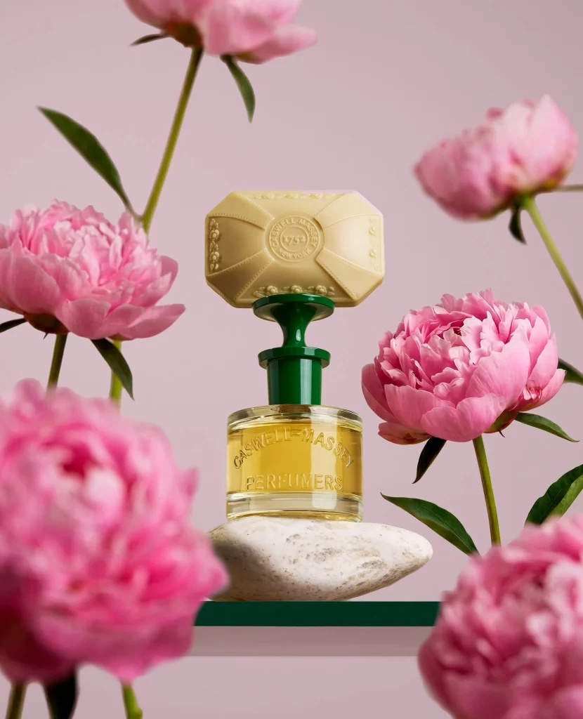 Perfume With Flowers Bottle
