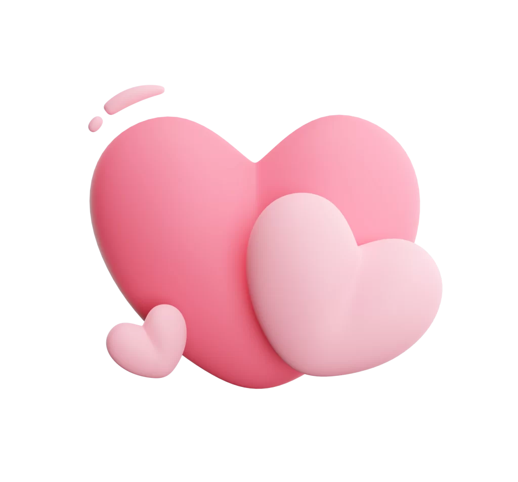 Pink Heart 3D Smooth