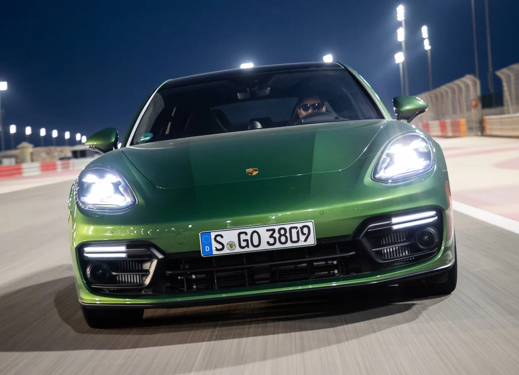Porsche 911 Front View Green Car Photography