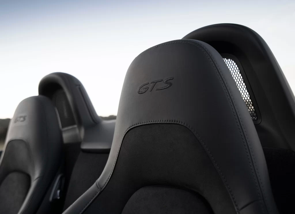 Porsche 911 GTS Seat Headrest Detail Photography