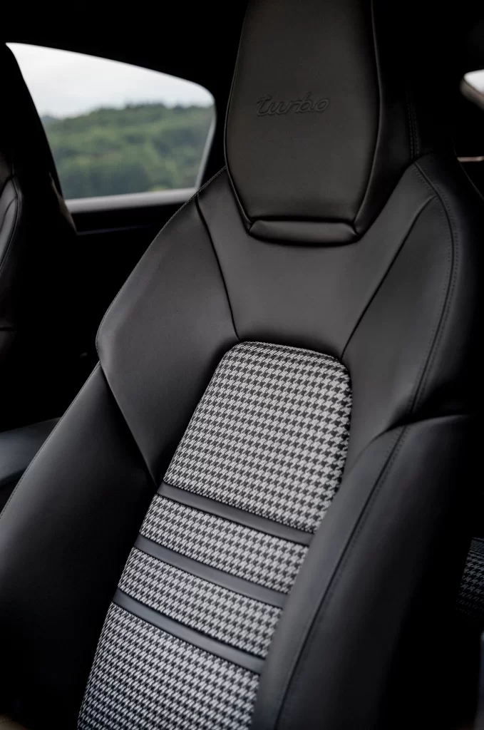 Porsche Turbo Sport Seats Interior Photography