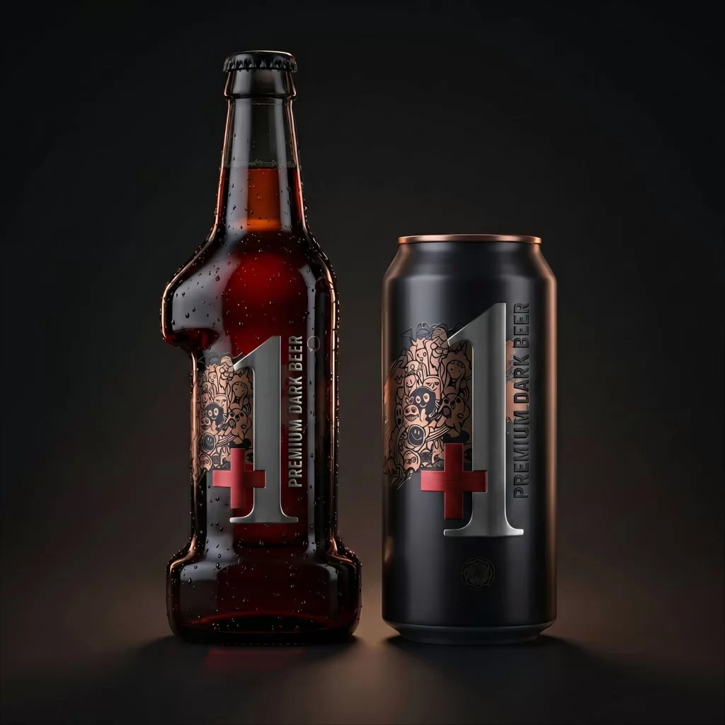 Premium Dark Beer Can
