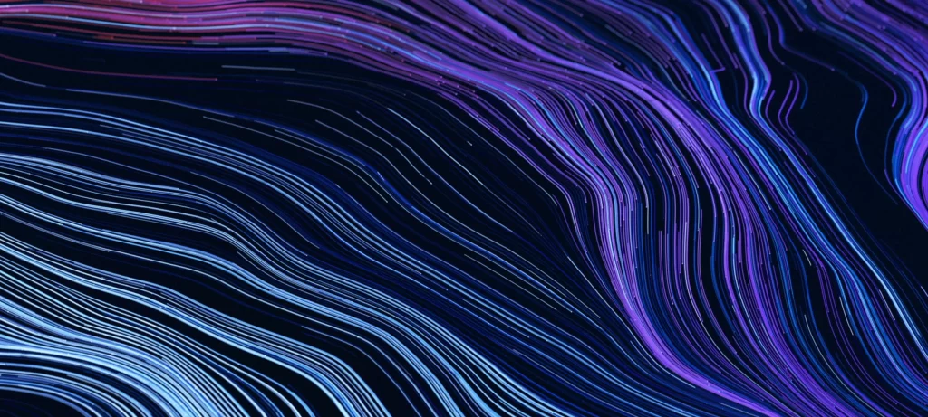 Blue Line Blur Abstract Background