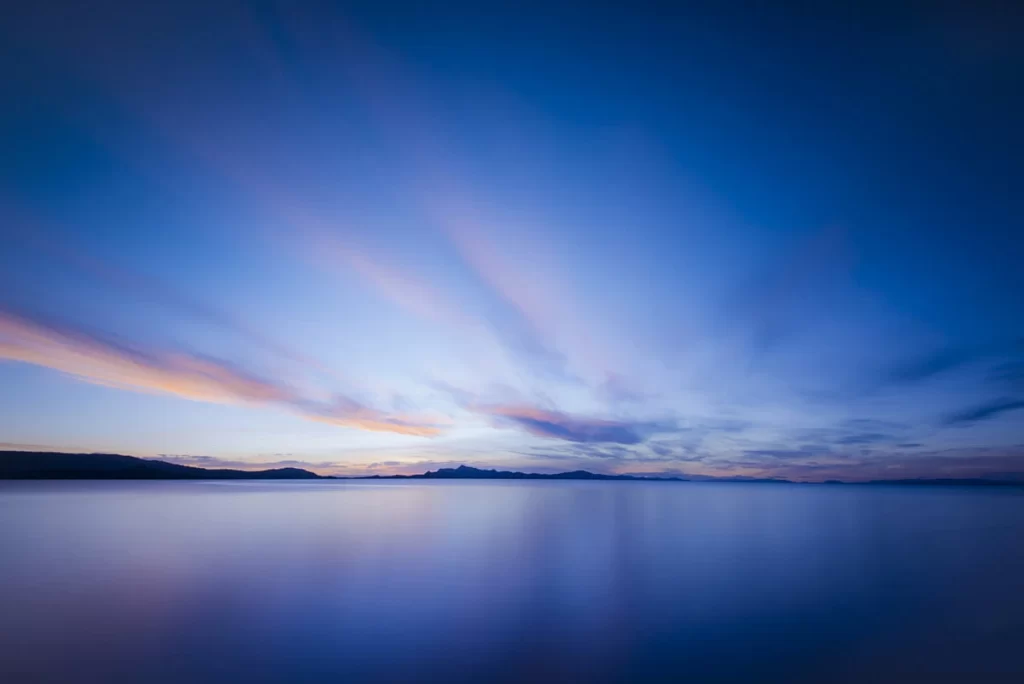 Purple Glow Nature Background
