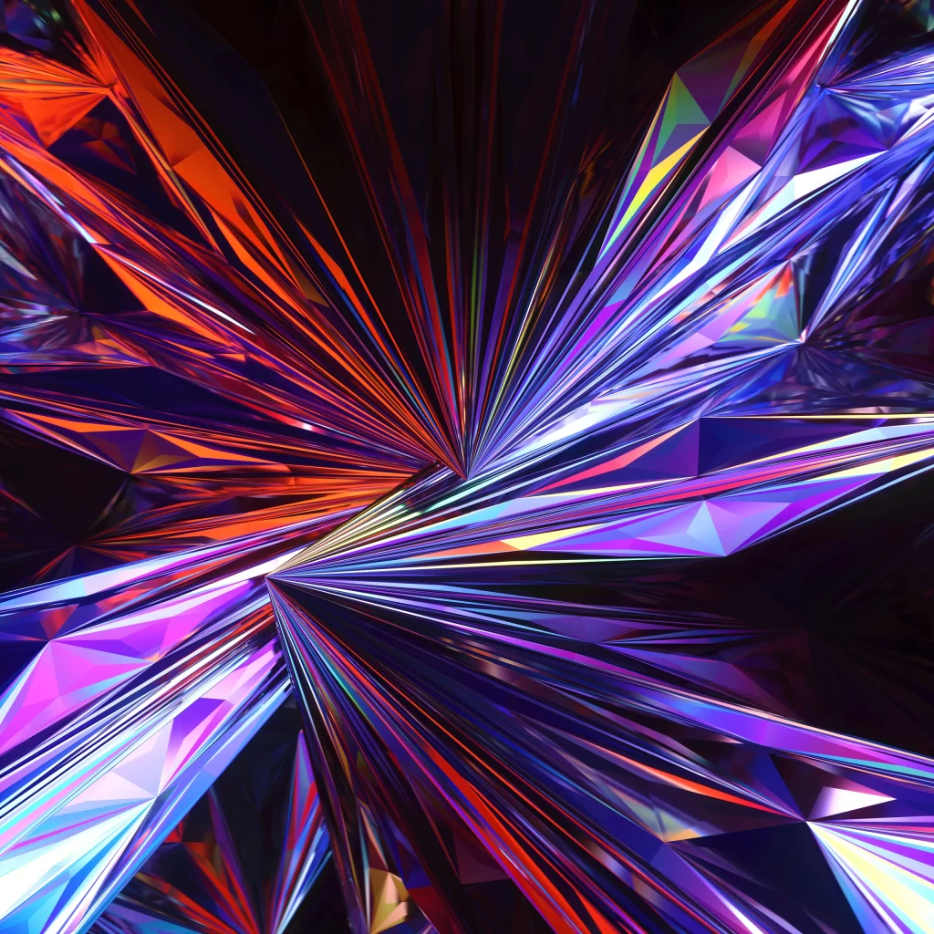 Purple Light Geometric Background