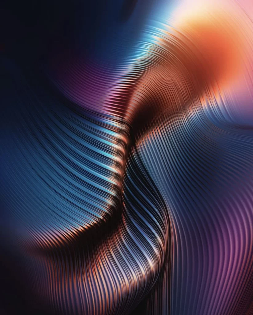 Purple Line 3D Background