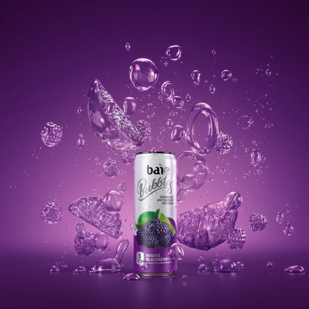 Bai Bubbles Blackberry Lime Drink Poster