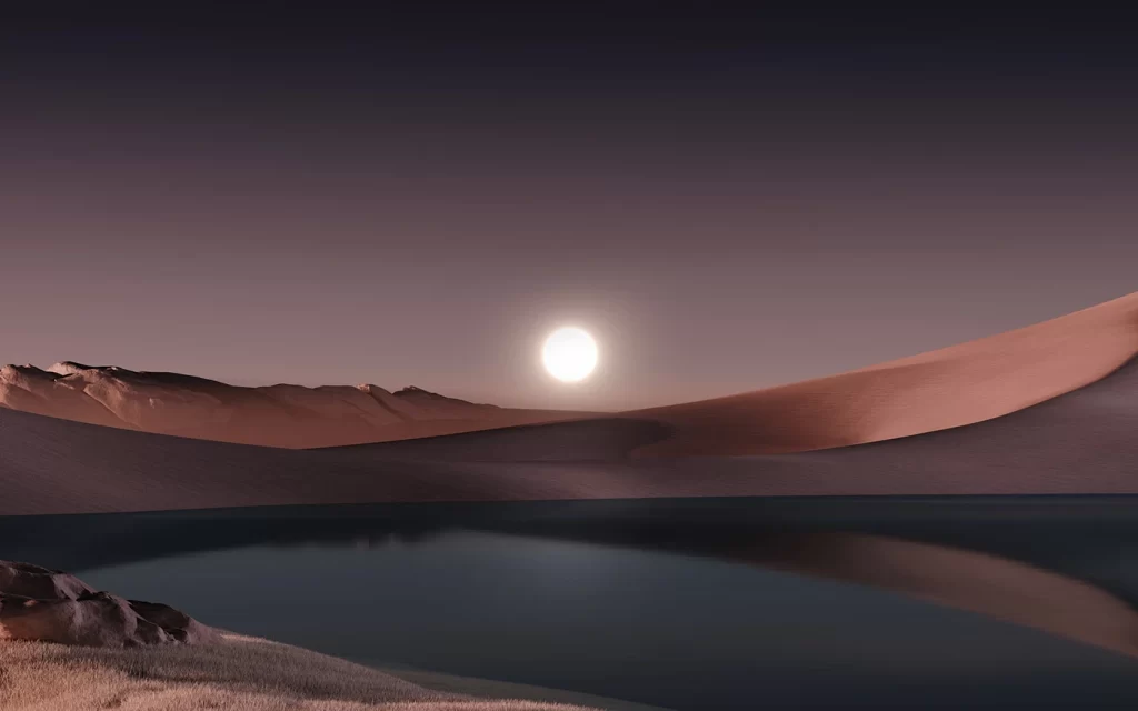 Red Mountain Background