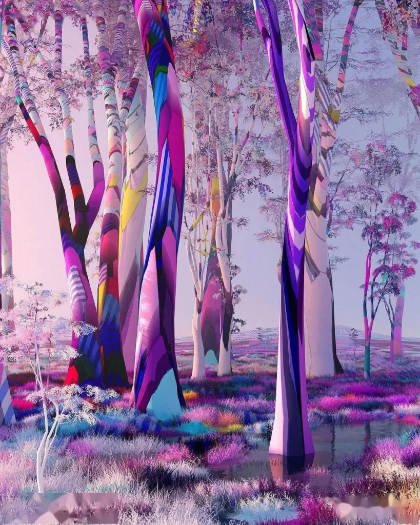 Purple Soft 3D Background