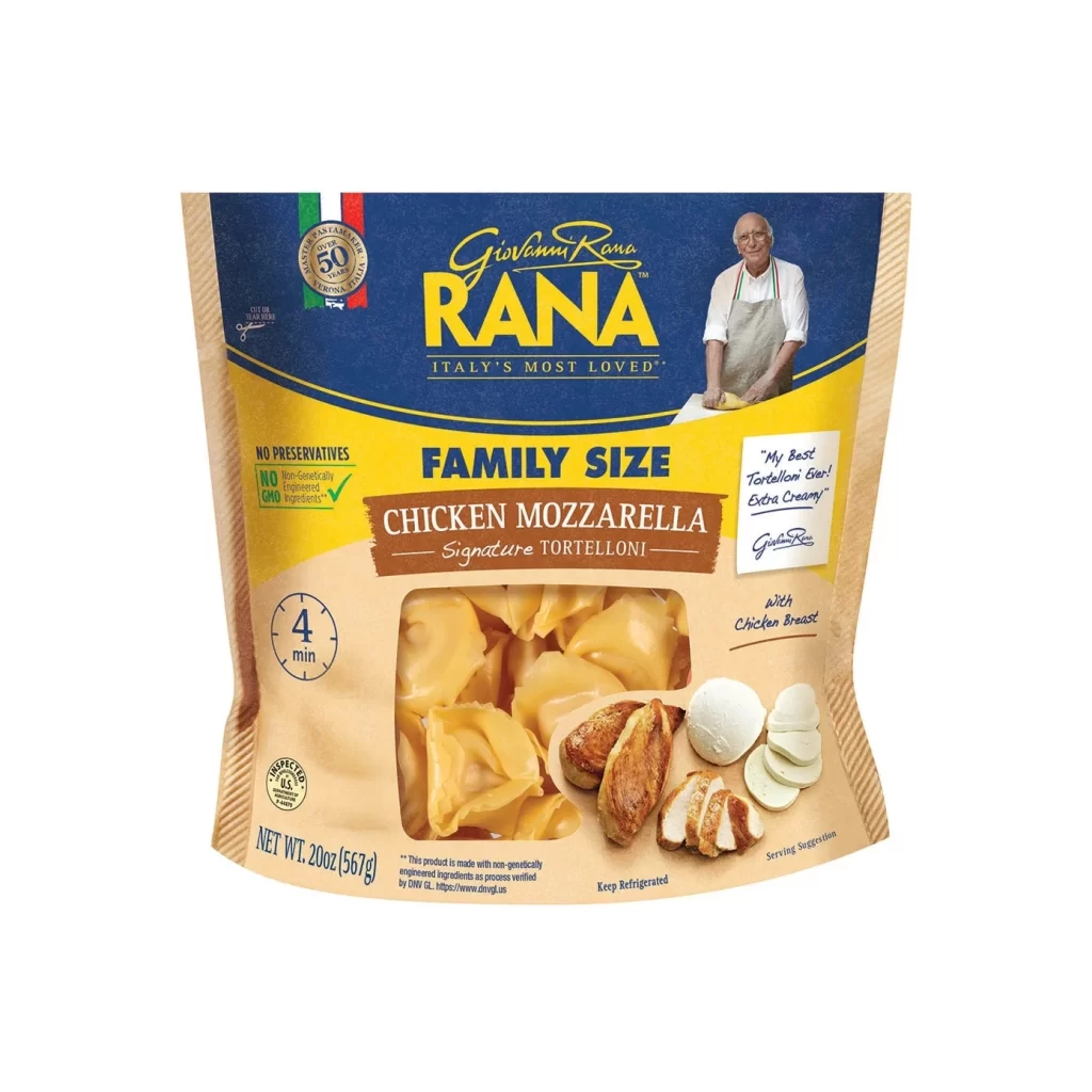 Rana Chicken Mozzarella Tortelloni Pouch