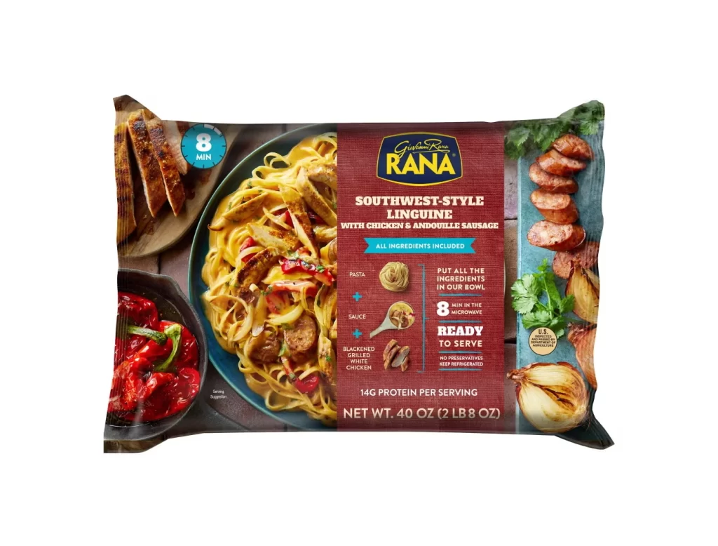 Rana Linguine with Chicken & Andouille Sausage Pouch