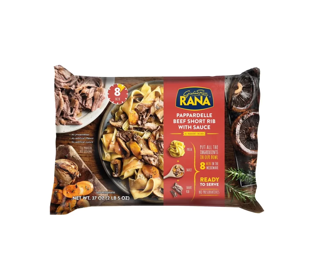 Rana Pappardelle Beef Short Rib with Sauce Pouch
