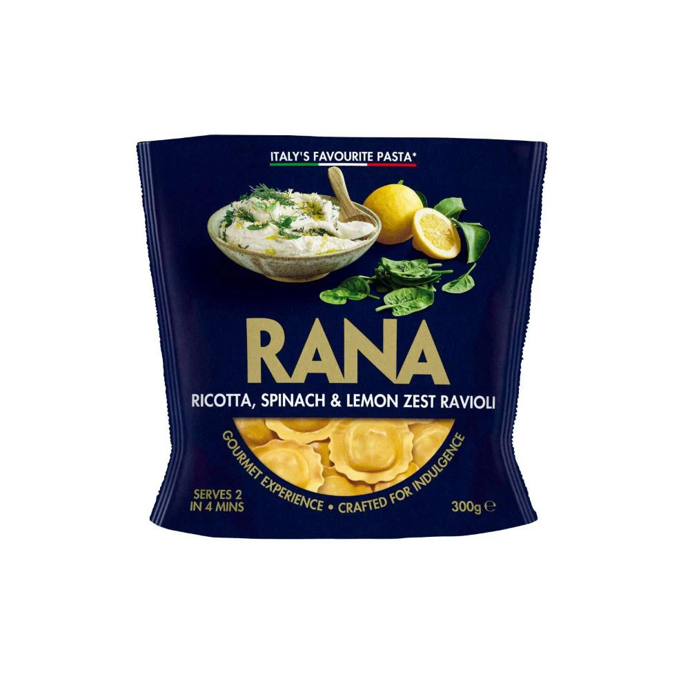 Rana Ricotta Spinach & Lemon Zest Ravioli Pouch