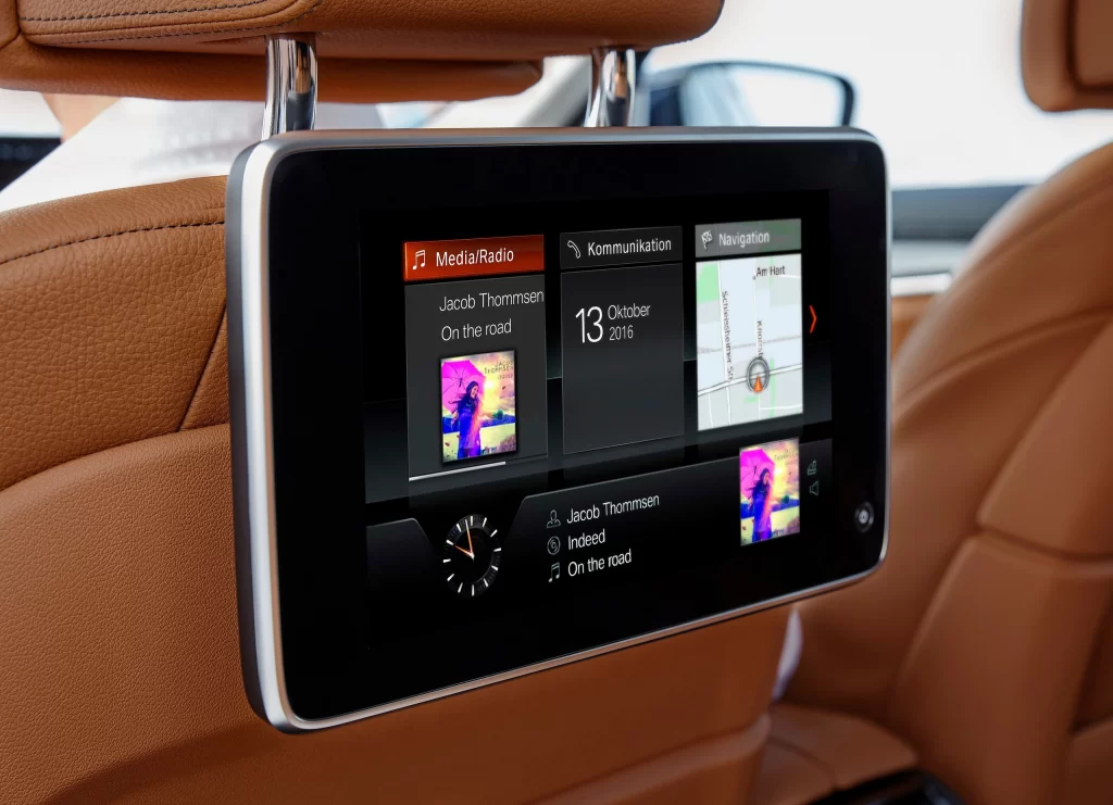 Rear Seat Entertainment Screen Interior View