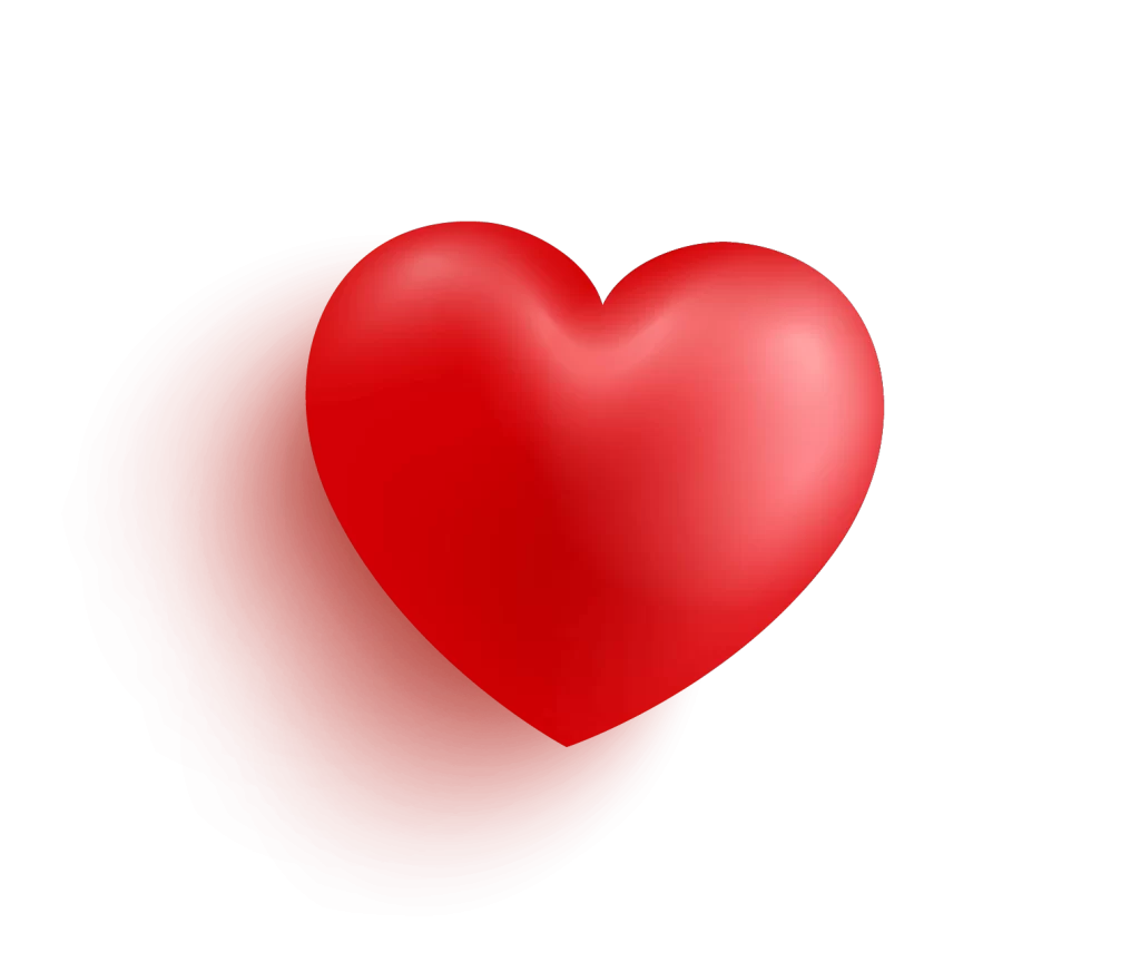 White Soft Heart Background