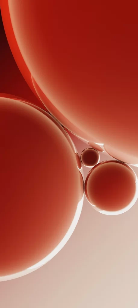 Red Sphere Gradient 3D Background