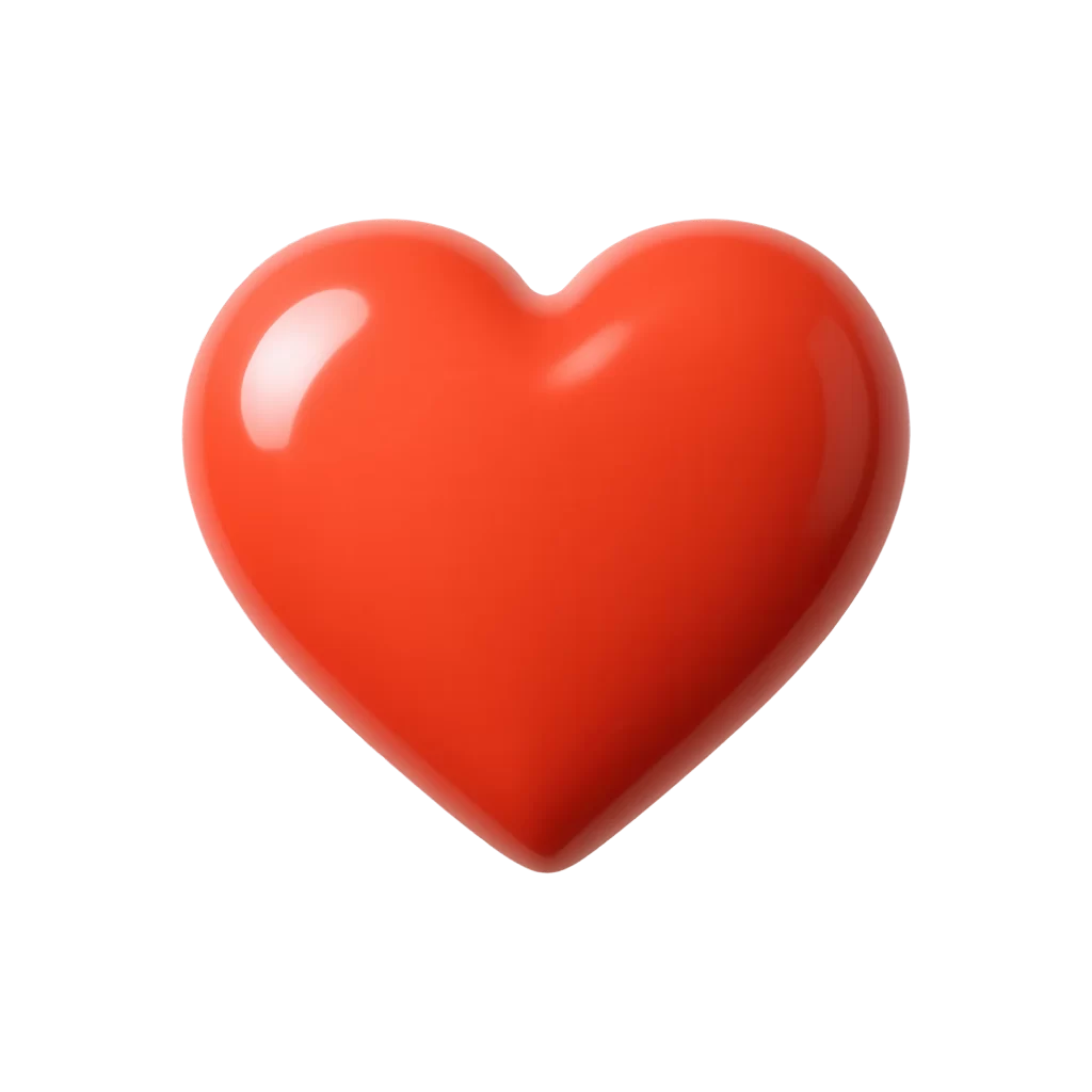 White Minimal Heart Background