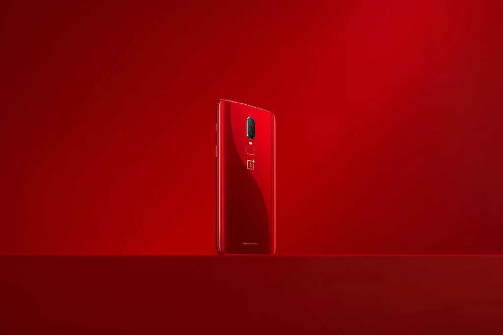 OnePlus Red Smartphone Product Shot