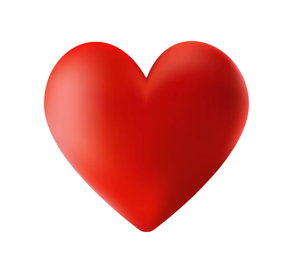 White Blur Heart Background