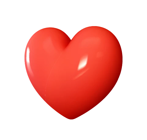 White Gradient Heart Background