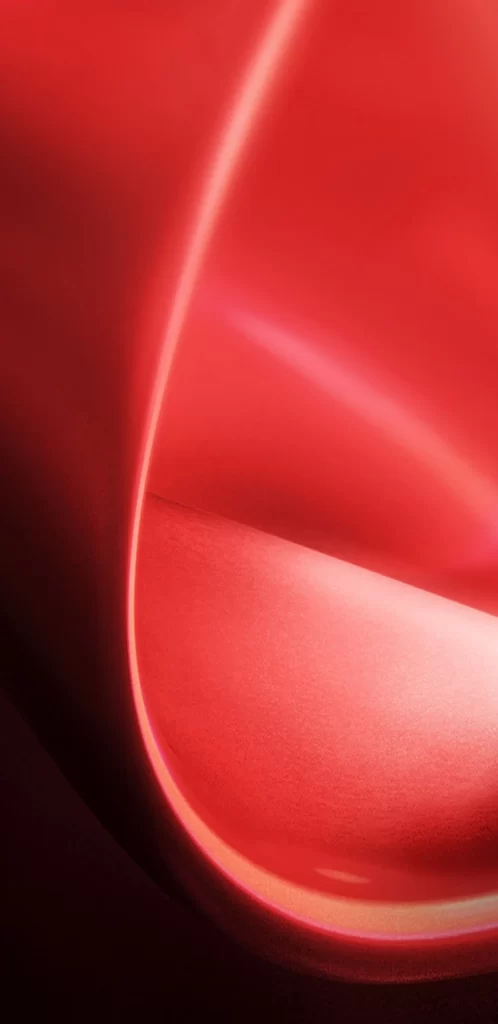 Red Curve Smooth Abstract Background