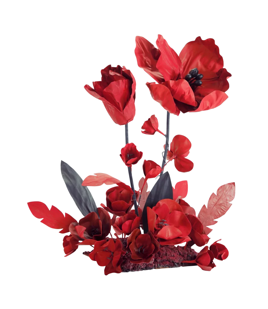 Red Flower Nature Background