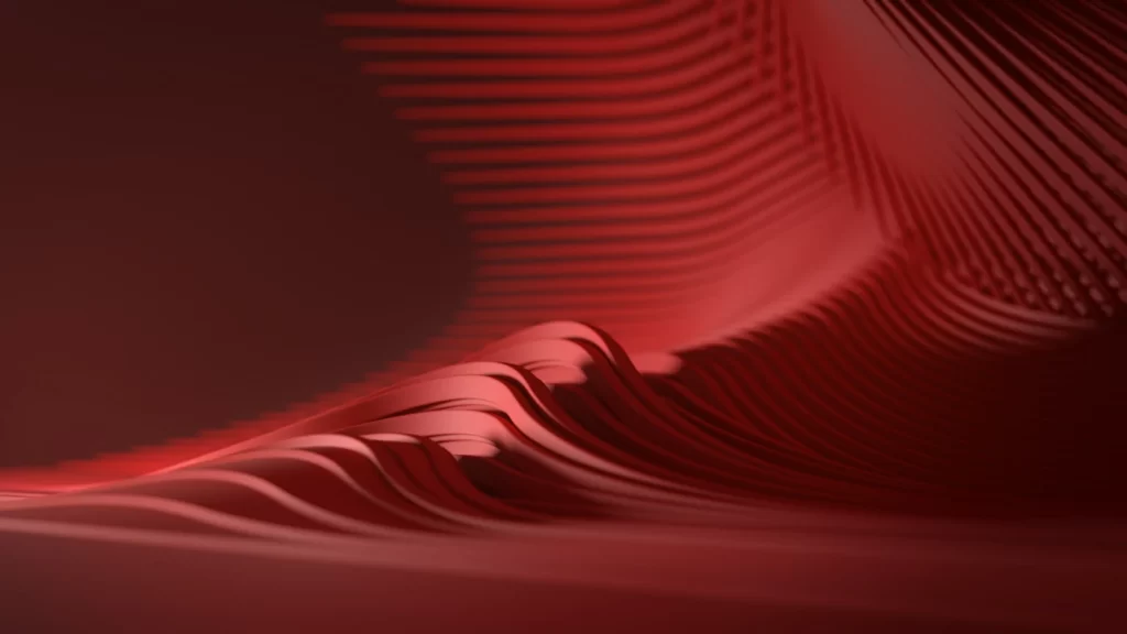 Red Glow 3D Background