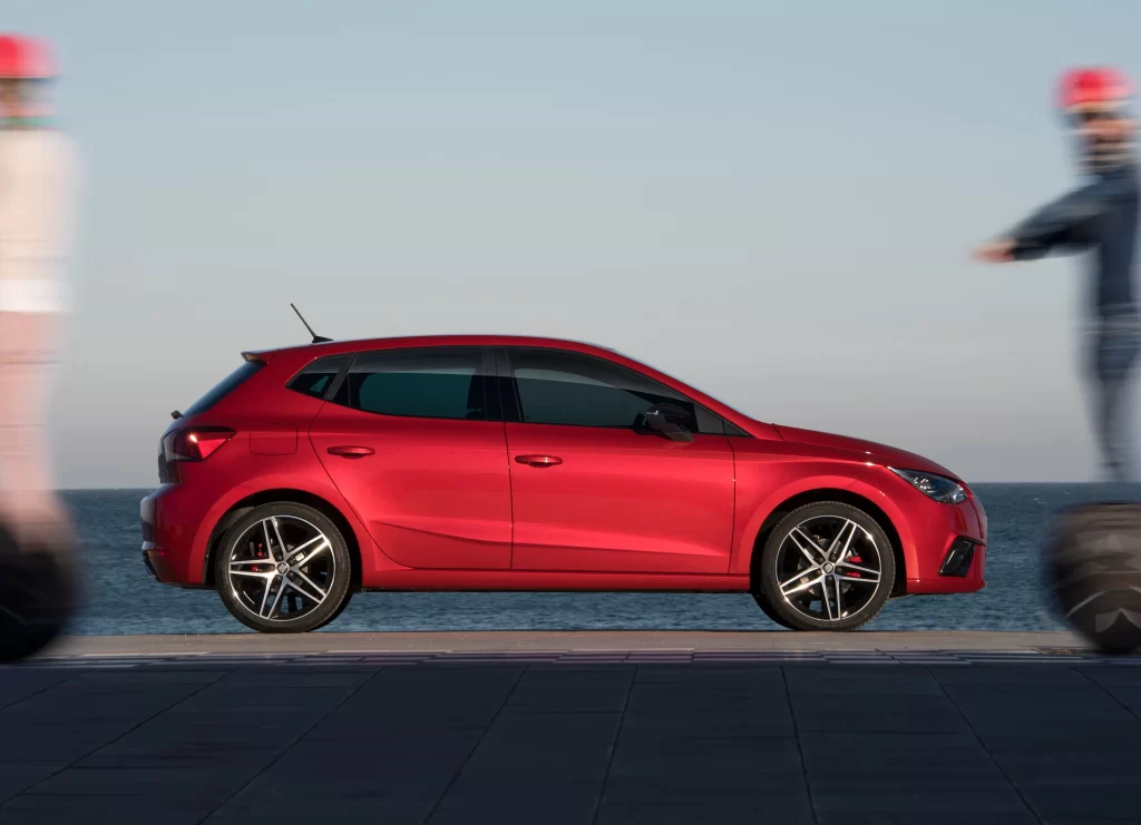Red Hatchback Seaside Park View