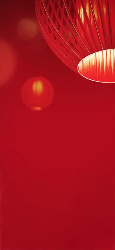 Red Blur Bokeh Abstract Background