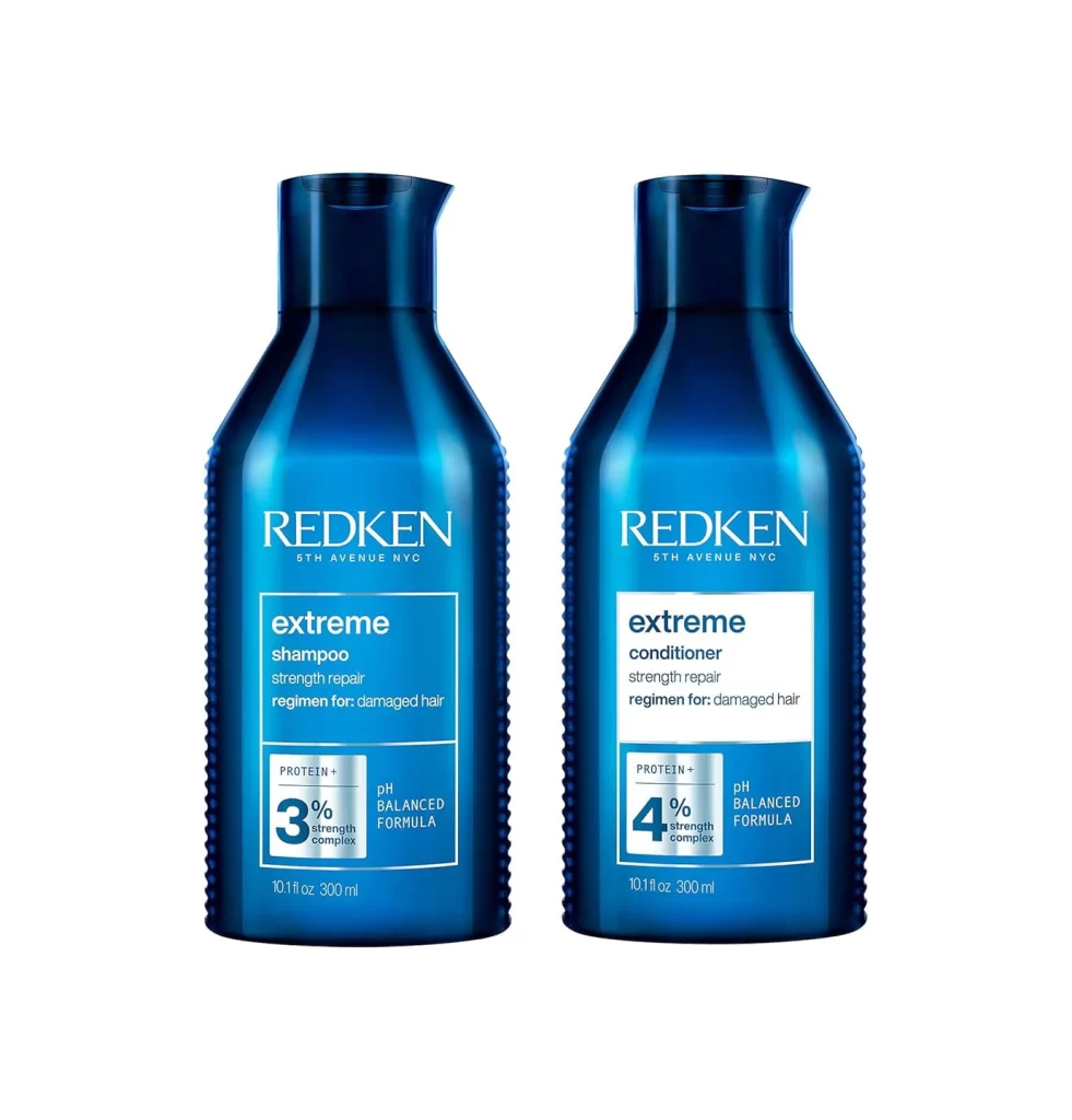 Redken Shampoo And Conditioner Bottle Detail