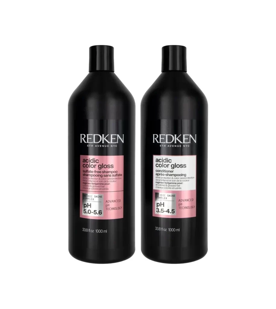 Redken Shampoo And Conditioner Bottle Studio Shot