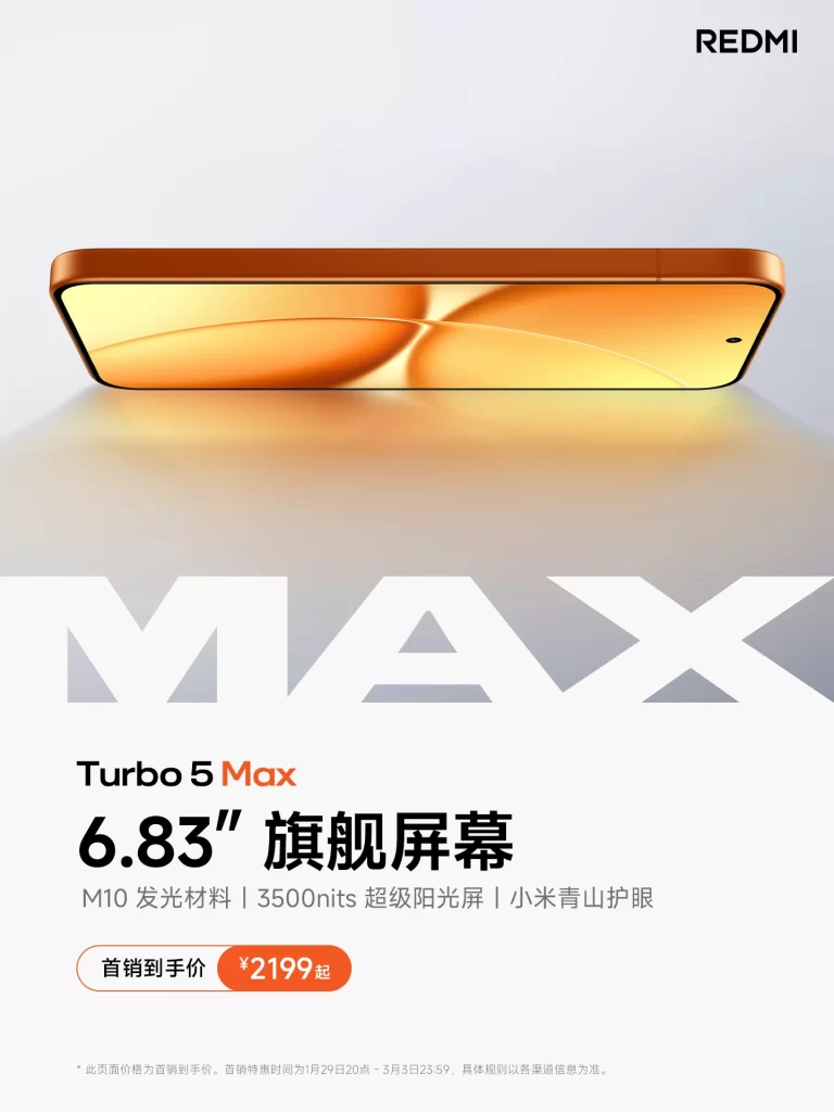 Redmi Turbo 5 Max Advertisement