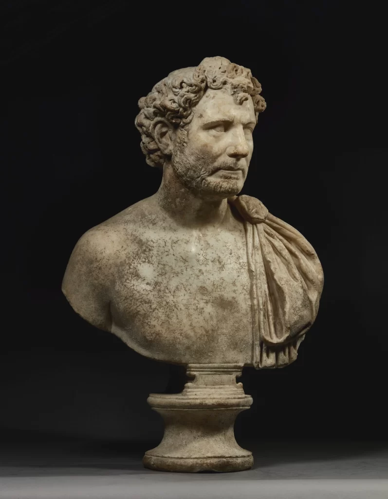 Beige Marble Bust