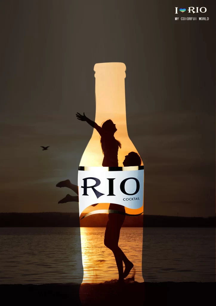 Rio Cocktail Sunset Couple